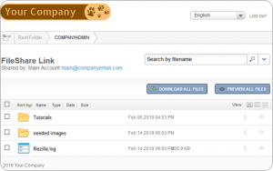 FileShare Detail View