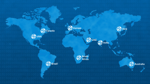 Worldwide Map of FilesAnywhere Azure coverage area